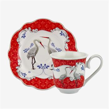 Chiara Alessi Allure Mix Porselen 6lı Kahve Fincan Seti 90ml