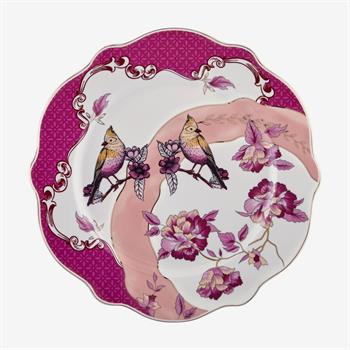 Chiara Alessi Allure Pembe Porselen 6 Kişilik 24 Parça Yemek Takımı