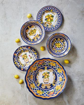 Chiara Alessi Capri Mavi Limon Buketi Kasesi 20cm