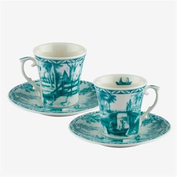 Chiara Alessi Romance Yeşil Türk Kahvesi Fincanı