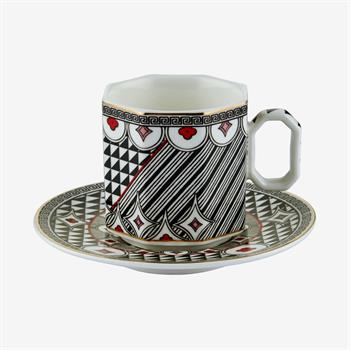 SOPHIE KÖŞELİ TÜRK KAHVESİ FİNCAN SETİ (90ml)