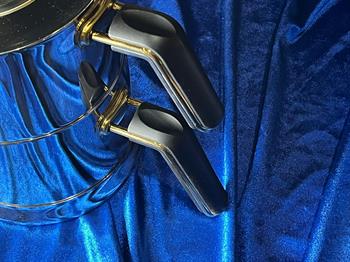 Fit Elite Aile Siyah Altın Kulplu  Çaydanlık