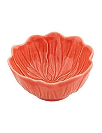 Flora Çiçek Formlu Turuncu Kase 12 cm
