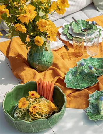 Kuşlu Büyük Boy Servis Kasesi 37 cm