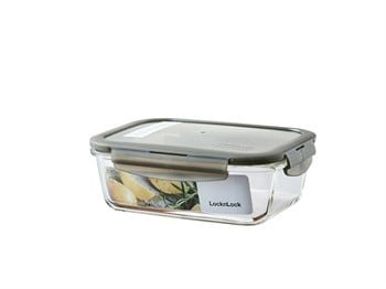 LocknLock Euro Gri Kapak Saklama ve Fırın Kabı 740mL