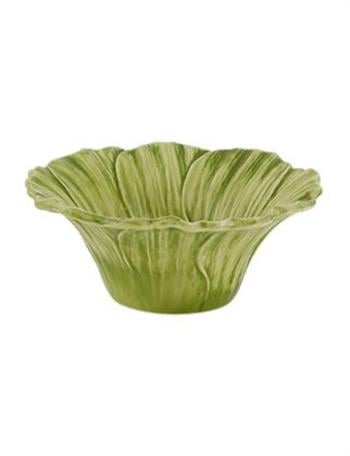 Maria Flor Çiçekli Yeşil Kase 16 cm