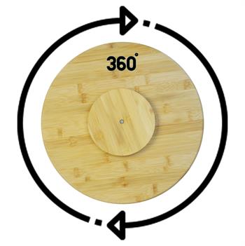 Paçi Bambu 36x1.5cm Dönerli Pizza Servis