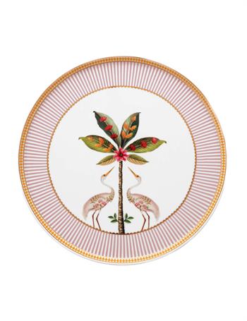 Pip Studio Pembe Porselen Kek Standı 21cm