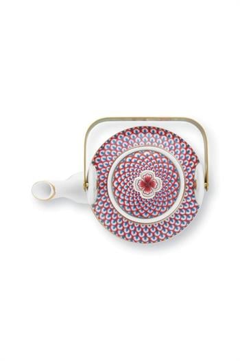 Pip Studio Flower Festival Mavi Oriental Demlik 1L