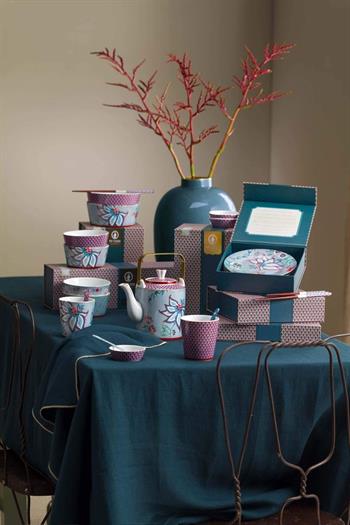 Pip Studio Flower Festival Mavi Oriental Demlik 1L