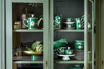 Pip Studio Love Birds Yeşil Madalyon Desenli Demlik 1.3L