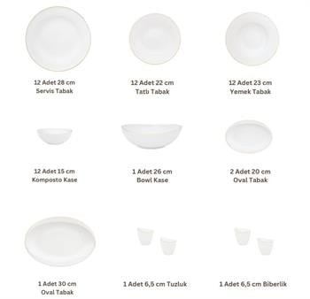 Porcel Ballet Ob 54 Parça Yemek Takımı