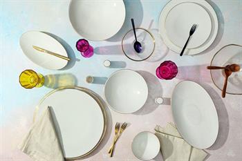 Porland Illusion Gold 60 Parça 12 Kişilik Yemek Takımı