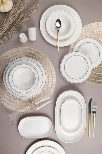 Porser Altın Yaldız Yemek Takımı 12 Kişilik 53 Parça