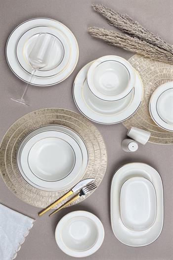 Porser Altın Yaldız Yemek Takımı 12 Kişilik 53 Parça