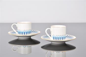 Porser Palm Kahve Fincan Takımı 2 Kişilik 4 Parça