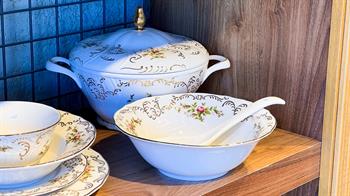 Roy King 62 Parça Yemek Takımı - Beyaz