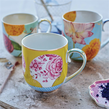 Pip Studio Royal Sarı Porselen Kupa 325ml