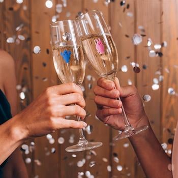 Vacu Vin Bardak Markörleri Kutulu 12 Parça - Partileyen Figürler