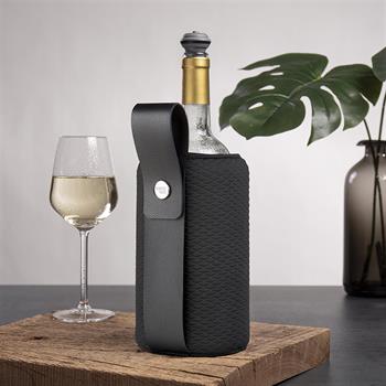 Vacu Vin Aktif Esnek Şarap ve Şampanya Soğutucu Artico - Siyah Limited Edition