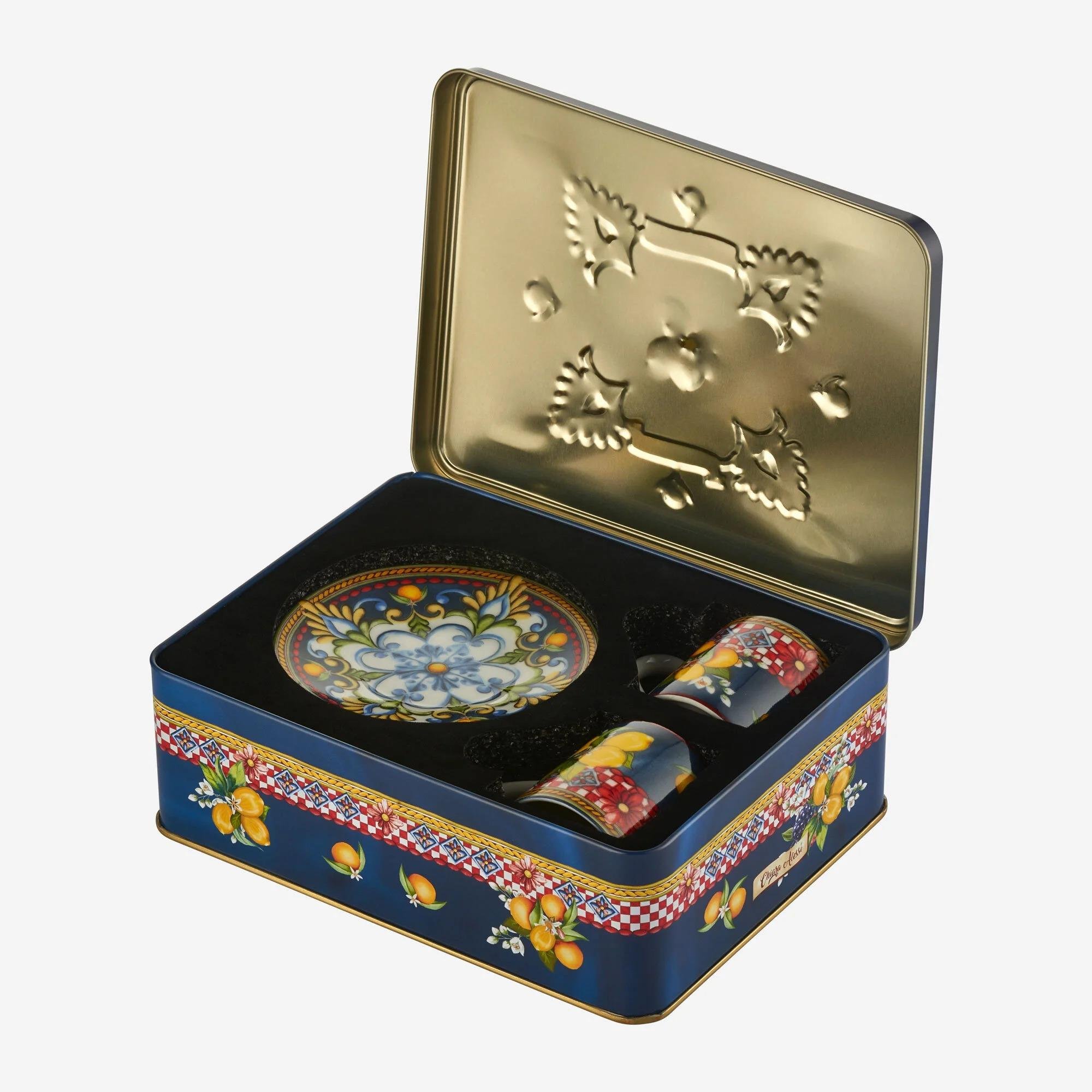 Chiara AlessiChiara Alessi Capri Mavi Porselen Kahve Fincan Seti 120 Ml | Karabaş Home
