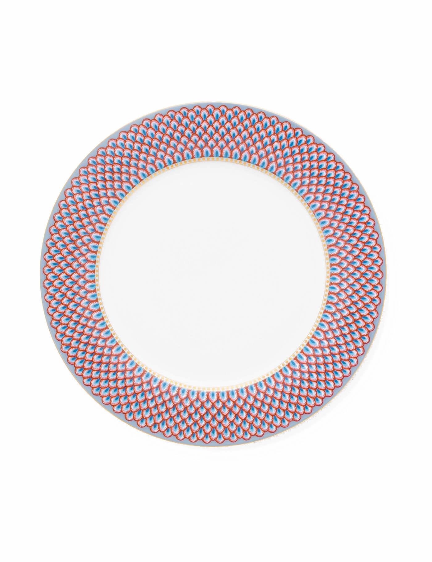 PIP STUDIOFlower Festival Mavi Yemek Tabağı 26.5 cm | Karabaş Home
