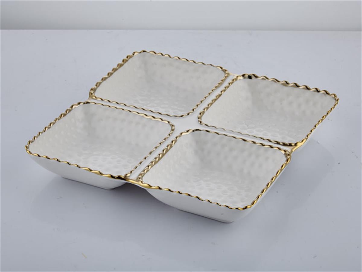 LAMEDOREHAMMERED WHITE GOLD 4LU CEREZL