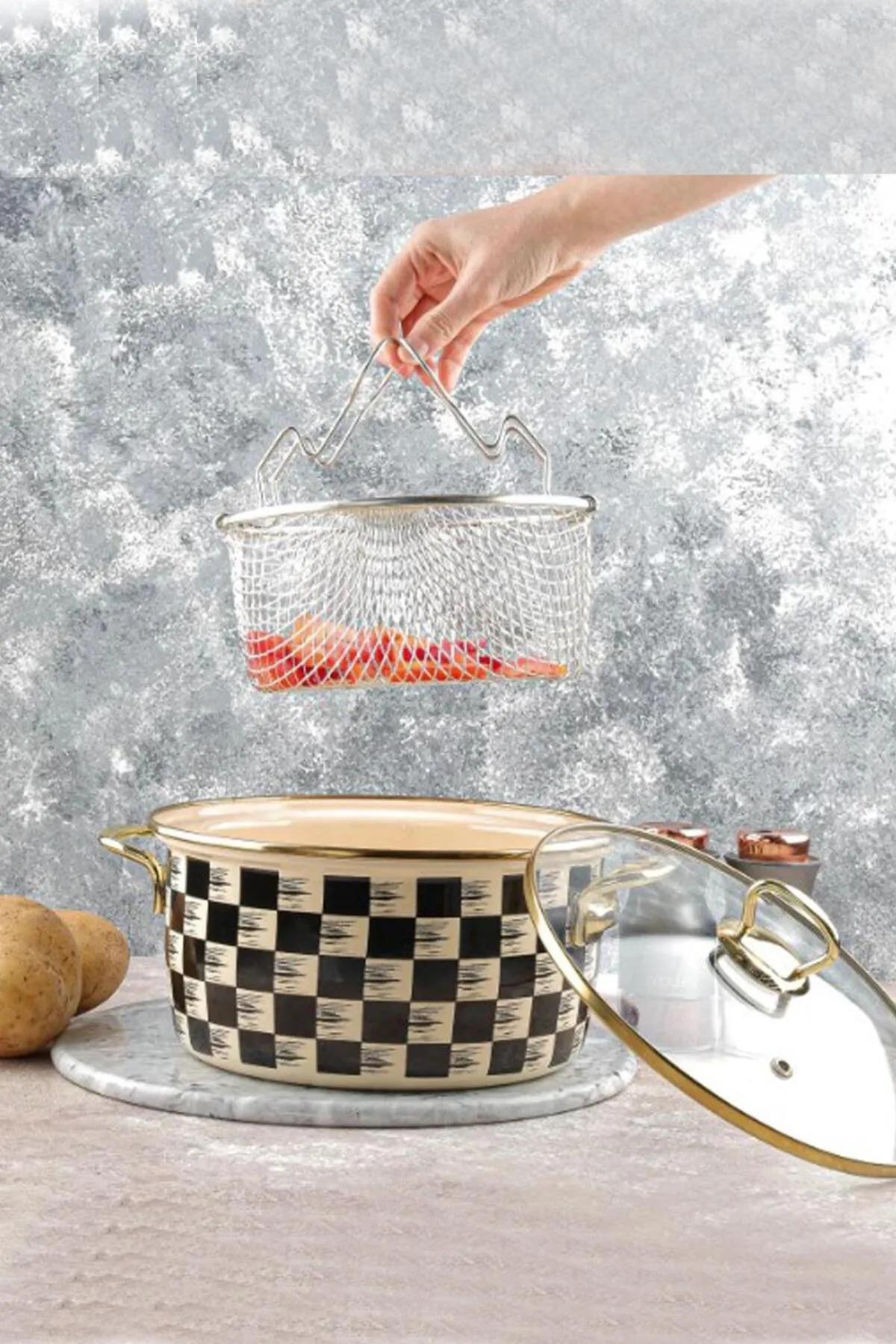 ŞenerPaçi 22Cm Dama 4.5Lt Kızartma Tenceresi | Karabaş Home