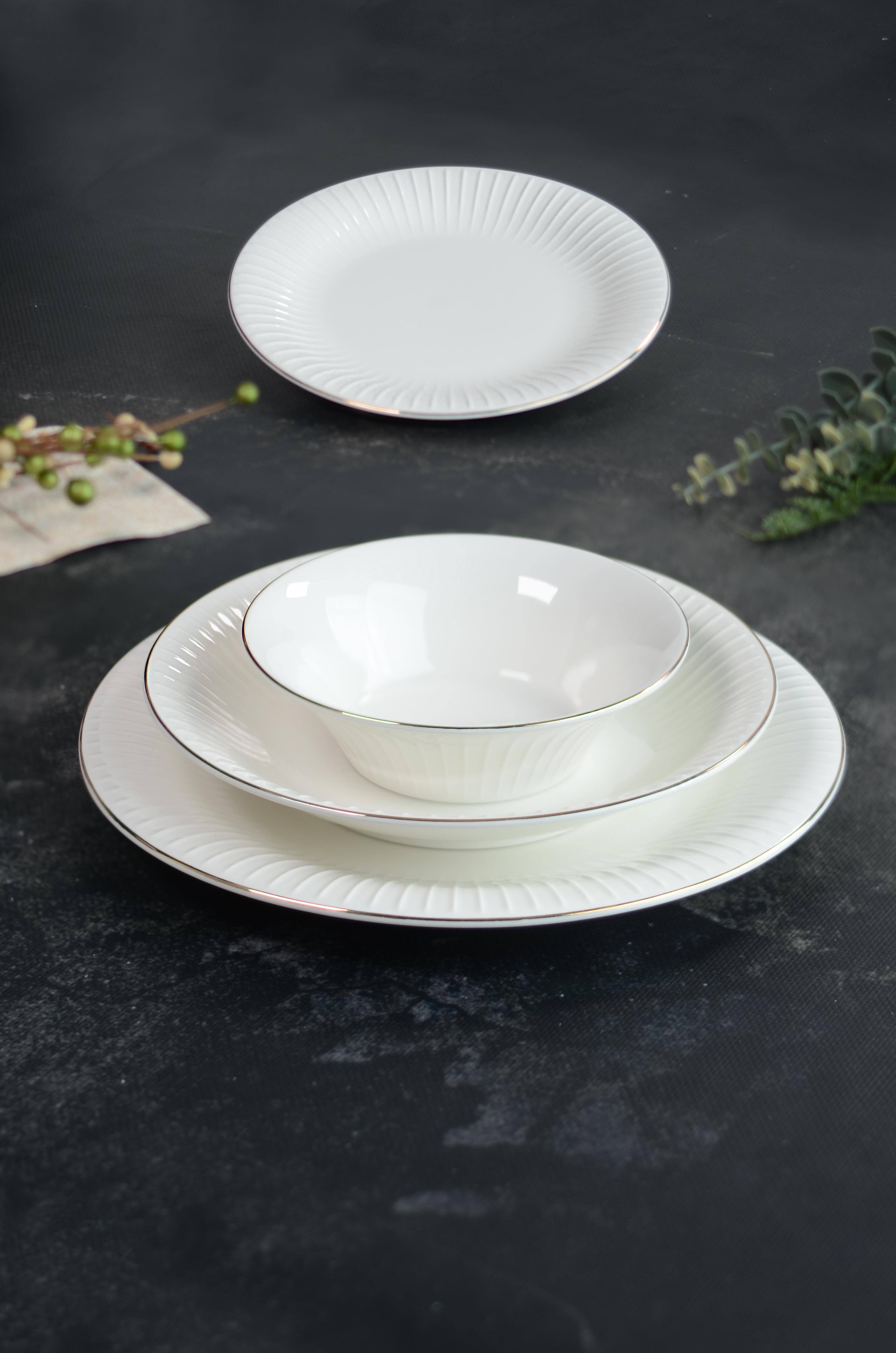 PaçiPaçi Royal Charme Gloria Gold 24 Parça Yemek Takımı | Karabaş Home
