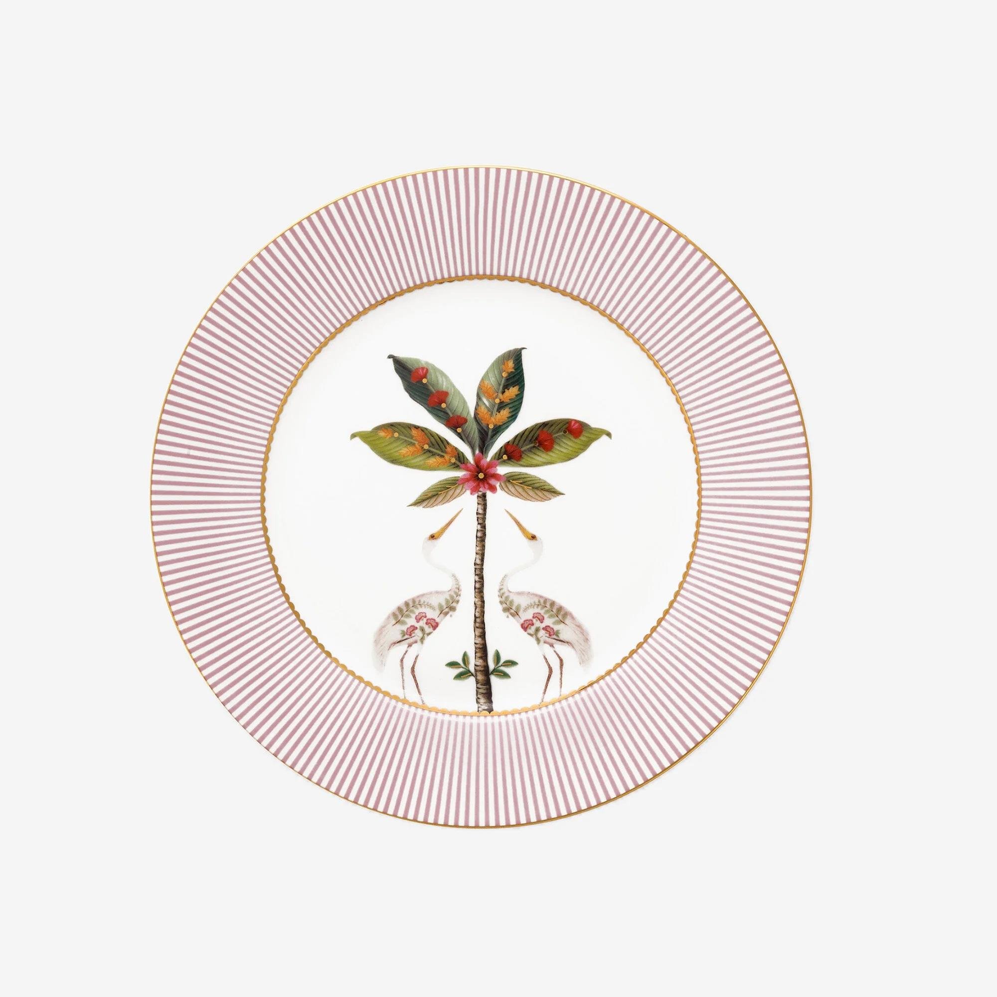 PIP STUDIO-51001281-La Majorelle Pembe Porselen Kahvaltı Tabağı 21 cm