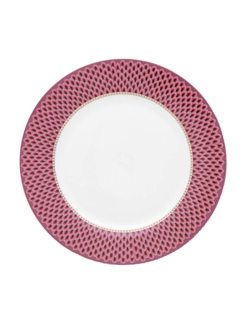 Pip StudioPip Studio Flower Festival Kırmızı Porselen Yemek Tabağı 26.5cm | Karabaş Home
