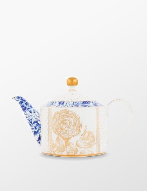 Pip StudioPip Studio Mavi Beyaz Porselen Demlik 950ml Royal White Collection  | Karabaş Home
