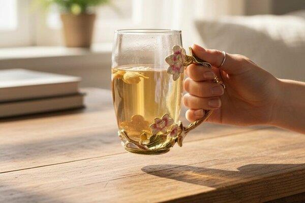 Roy KingRoy King Metalli Cam Kupa | Karabaş Home
