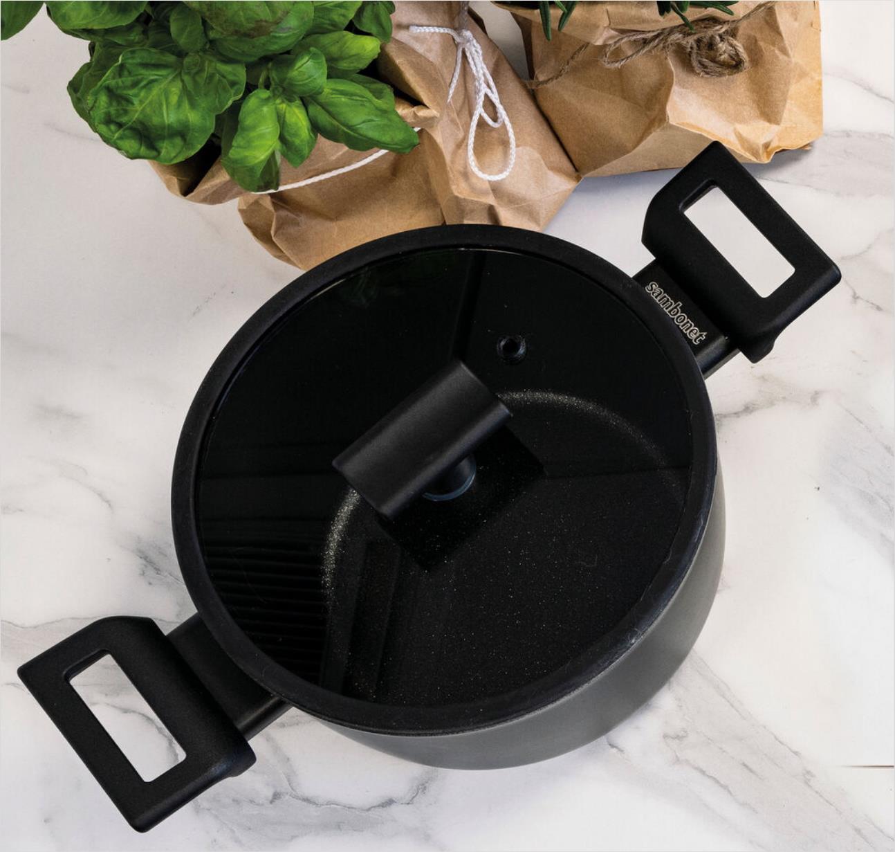 SambonetSambonet Non-Stick Derin Tencere Kapaklı 20 cm | Karabaş Home
