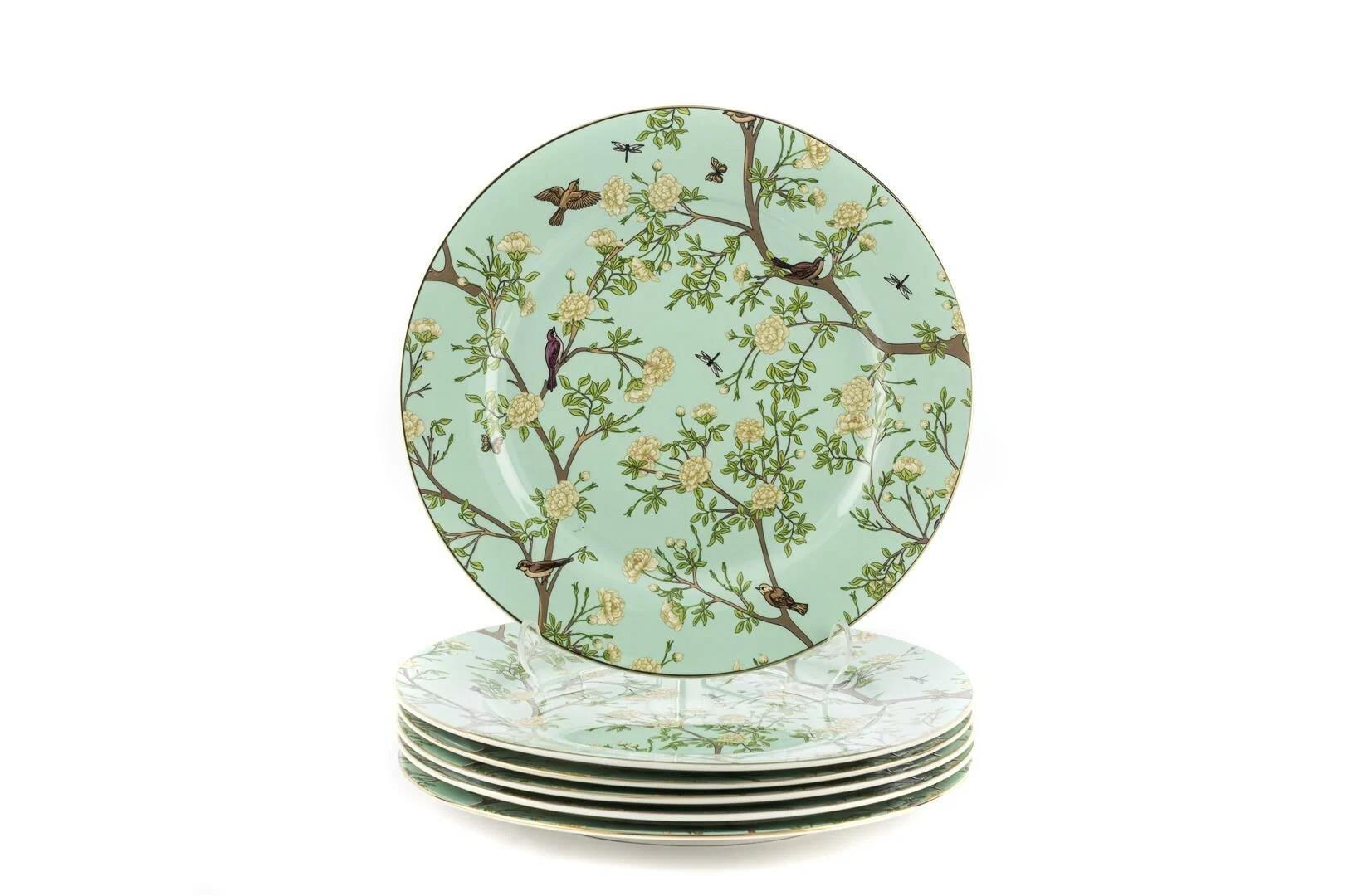 Mikasa MoorSecret Garden 6lı Pasta Tabağı 22cm | Karabaş Home
