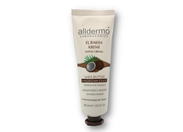 AlldermoNEMLENDİRİCİLERAlldermo El Bakım Kremi Shea Butter Ve Hindistan Cevizi 30 ml