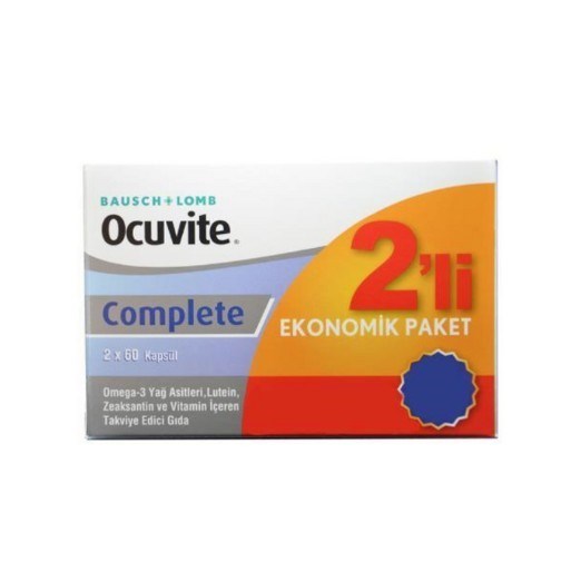 BAUSHOMEGA-3 / BALIK YAĞLARIOcuvite Complete Bausch & Lomb 2 Adet 60 Kapsül