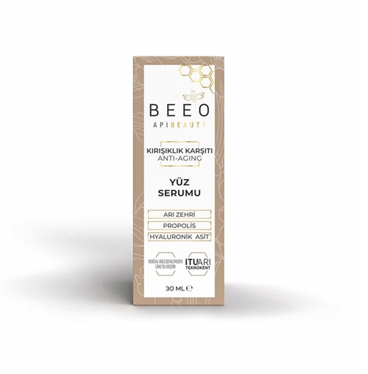 BEEOCİLT BAKIM SERUMLARIBee'o Apibeauty Kırışıklık Karşıtı Yüz Serumu 30 ml