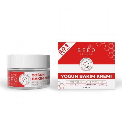 BEEOVÜCUT NEMLENDİRİCİLERBee'o Apicare S.O.S Yoğun Bakım Kremi 15 ml