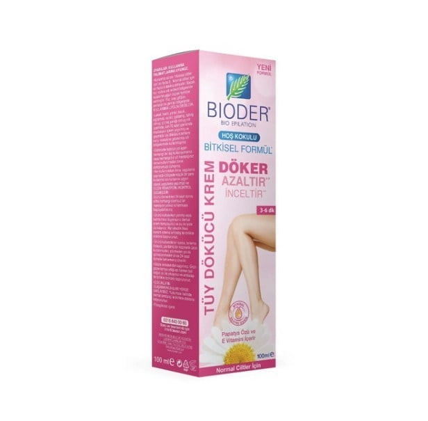 BİODERTÜY DÖKÜCÜLER VE GİDERİCİLERBioder Normal Ciltler İçin Tüy Dökücü Krem 100 ml
