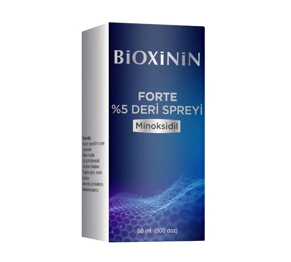 BİOXİNİNSAÇ SERUMLARIBioxinin Forte Minoksidil %5 Deri Spreyi 60 ml