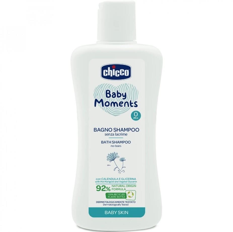 CHICCOBEBEK VE ÇOCUK ŞAMPUANLARIChicco Baby Moments Doğal Saç Ve Vücut Şampuanı 200 ml