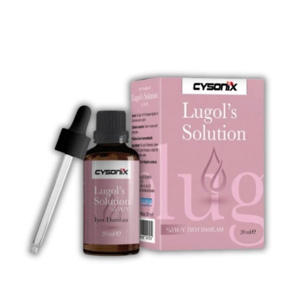 CYSONİXVİTAMİN-MİNERALLERCysonix Lugol %5 Solution İyot Damla 20 ml