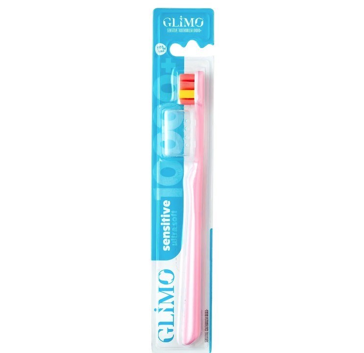 GLİMODİŞ FIRÇALARIGlimo Sensitive Diş Fırçası 10000+ Ultra Soft Pembe