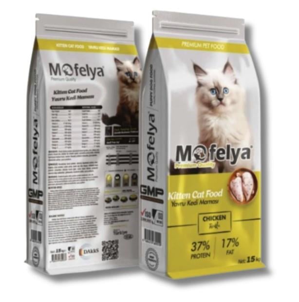 MOFELYASEVİMLİ DOSTLARIMIZMofelya Yüksek Proteinli Yavru Kedi Maması 15 Kg
