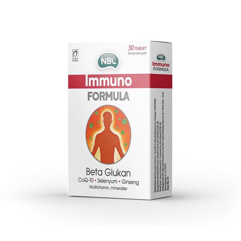 NBLVİTAMİN-MİNERALLERNBL Immuno Formula Selenyum & Beta Glukan 30 Tablet