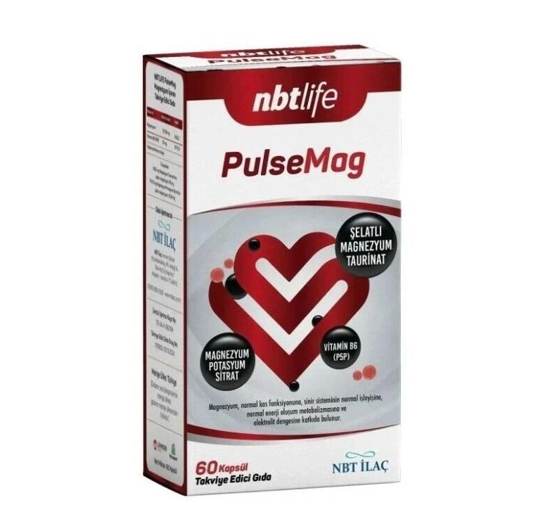 NBTVİTAMİN-MİNERALLERNbt Life Pulsemag 60 Kapsül