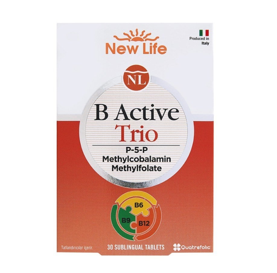 NEW LIFEVİTAMİN-MİNERALLERNew Life B Active Trio 30 Tablet
