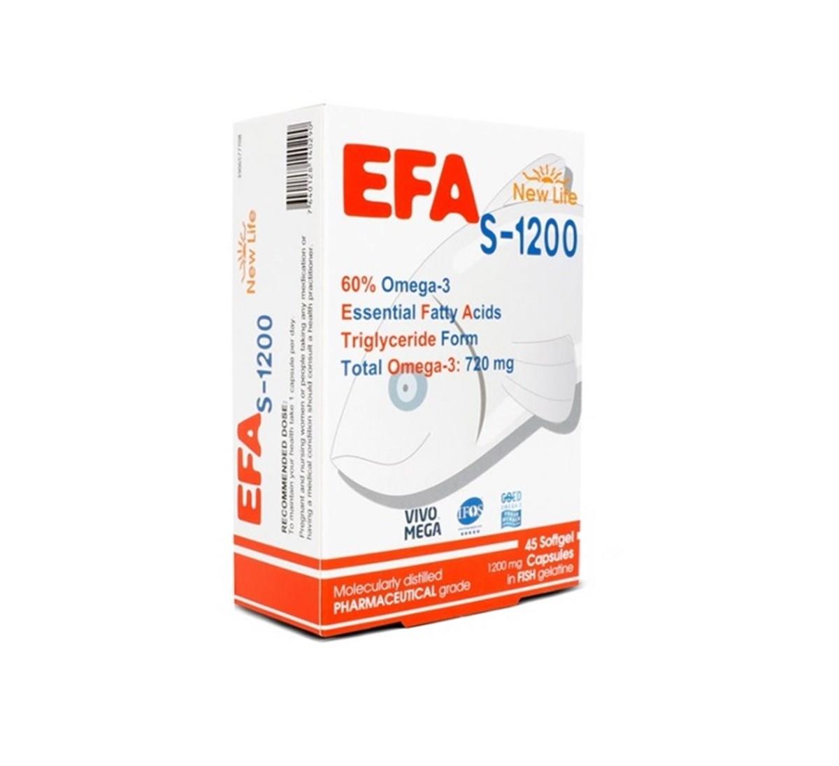 NEWLİFEOMEGA-3 / BALIK YAĞLARINewlife EFA S-1200 Omega 3 45 Kapsül