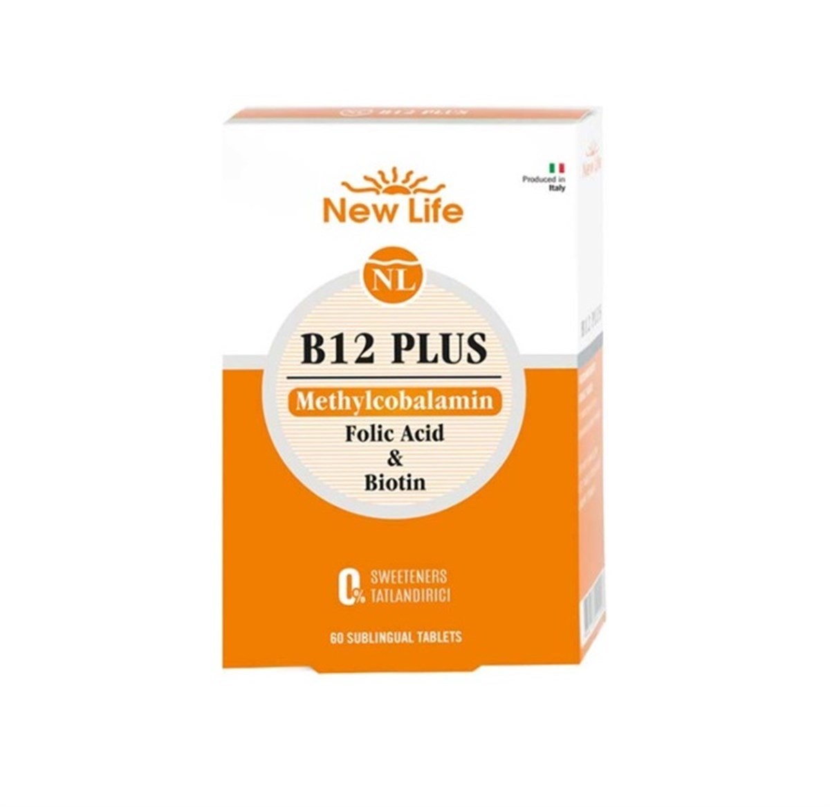NEWLİFEVİTAMİN-MİNERALLERNew Life B12 Plus Methylcobalamin 60 Tablet
